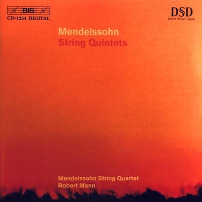Mendelssohn String Quartet, Robert Mann - Mendelssohn: String Quintets Nos.1 & 2 (CD)