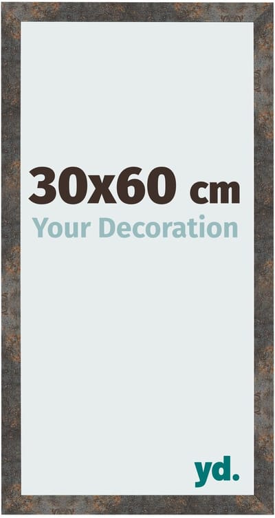 Your Decoration - Fotolijst 30x60 cm - MDF - Geoxideerd Metaal - Bologna