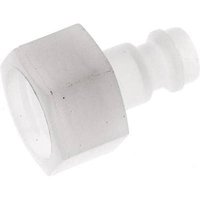 PVDF DN 5 Koppeling Insteeknippel G 1/4 inch Binnendraad