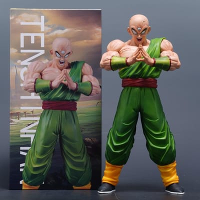 30cm/11.81in Anime Dragon Ball Figuur Tien Shinhan Actiefiguren Pvc Beeldje Bureau Ornament Verzameling Model Speelgoed Leuke Cadeaus