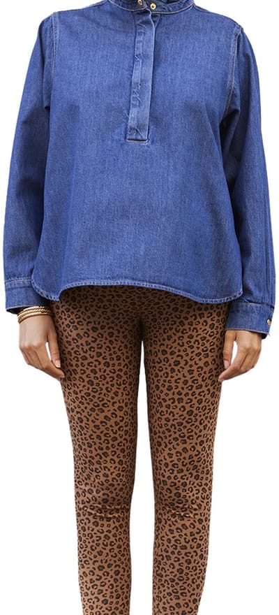 Envie de fraise Blouse voor dames in jeans familie capsule
