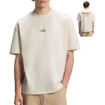 oversized t-shirts van pure katoen model 'Nalono'
