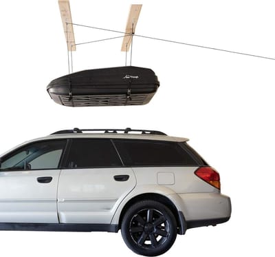 Takelsysteem Kajak - Kano Lift - Watersport Opslag - Zelfnivellerend Anti-val - Max 27 kg - Zwart Grijs