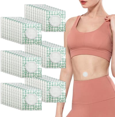 Dailygoods- Castorolie Patches 60 Stuks - Waterdichte Wraps - Navel Pleister - Wegwerp - Natuurlijke Verzorging - Milde Huidverzorging - Verzorgingspatches