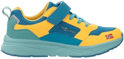 Trollkids Haugesund Wandelschoenen Groen,Geel,Blauw EU 32 Kinderen