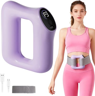 Multifunctionele fascia-ring - Taille-afslankring - USB-oplaadbare massagering met 5 verstelbare massagearmen - Massagering voor benen en buik