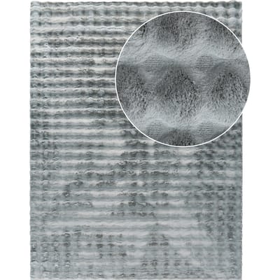 Vachtkleed Arnia grijs  60x100 cm