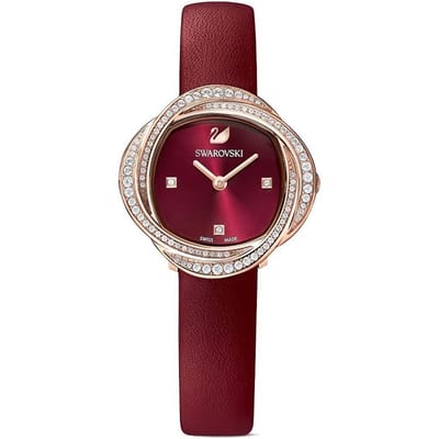 Swarovski 5552780 Kristallen Bloem Rood Dameshorloge 30 brown