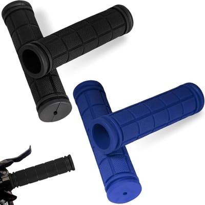 Stuurgrepen, fietshandgrepen, 22 mm, ergonomische stuurgrepen voor mountainbike, scooter