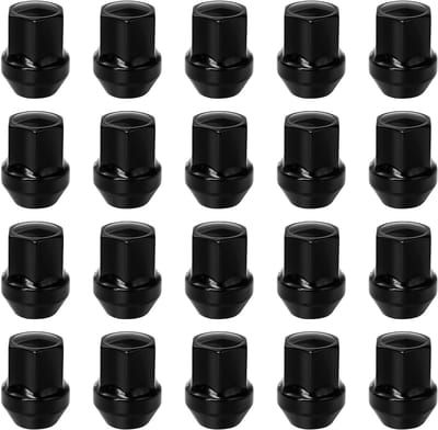 M14x1.5 Wielmoeren met 60° Conische Sluiting en SW 19mm voor Diverse Auto's zoals Chrysler, Ford Galaxy, S-Max, Land Rover en Opel - Zwart, Duurzaam en Betrouwbaar