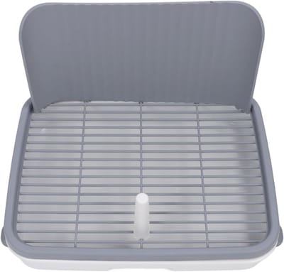 Honden Toilet voor Binnen, Stevige Antislip Poep Tray met Grote Absorberende Mat en Schep, Ideaal voor Huisdieren