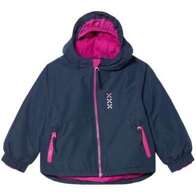 LUPILU Kinderwinterjas (donkerblauw/roze, 86/92)