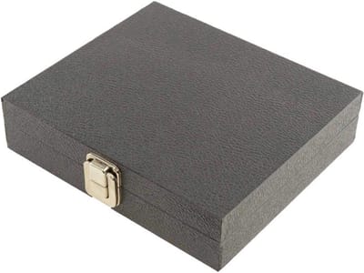 Display Tray Case - Organizer Box - Sieraden Presenteren - Topkwaliteit Leathette - 210mm x 185mm x 50mm - Zwart