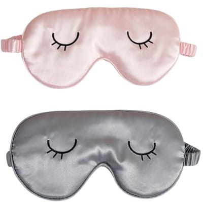Comfortabel lichtblokkerend slaapmasker met opbergtas en zijde voor een diepe slaap