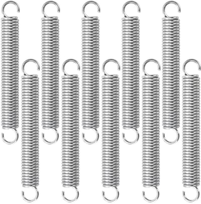 Trekveren met haken - Spanveren - Industriële toepassingen - Roestvrij staal 304 - 60 mm lengte - Metaal