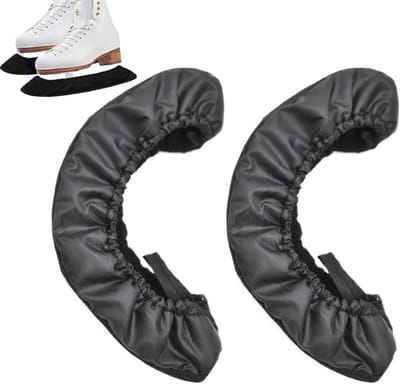 Schaatsbeschermers - Schaats Covers - Schaatsen Beschermen - Roestwerend Flexibel Ontwerp - 21-36 cm - Zwart