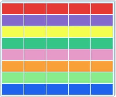 Dailygoody - Grote Gekleurde Stickers Labels - Zelfklevende Etiketten voor Organisatie - 50 x 25 mm - 8 Kleuren - Ideaal voor Thuis en Kantoor - Handi...