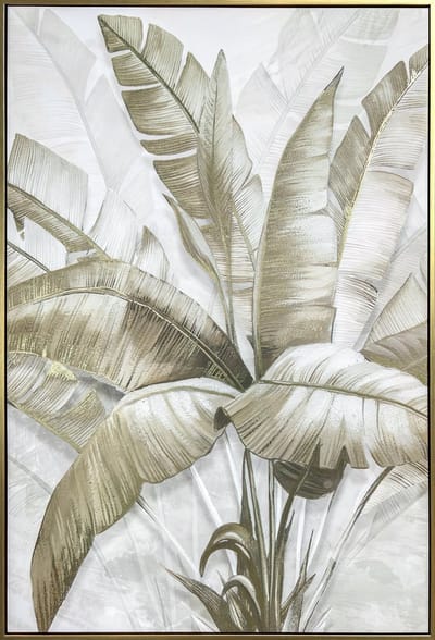 Ter Halle - Schilderij - Wanddecoratie - 3D Art - Mystieke Plant - 83x123cm