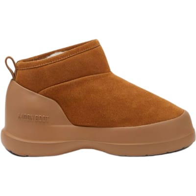 Moon Boot Mn Luna Low Boot Suede Boots Cognac 80d2480040