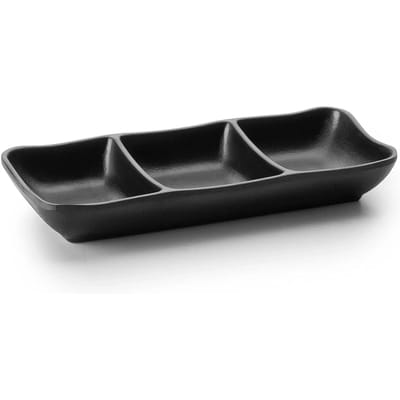 Schaal met 3 melamine sauzen Lacor