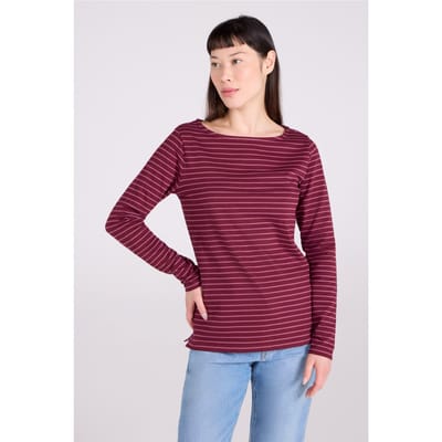 Mountain Warehouse Dames/Dames St Ives Crew Hals Top (Donker paars)