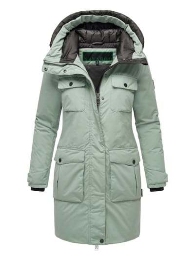 Navahoo Eissturm dames wintermantel met capuchon en fleecevoering
