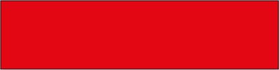 Blanco magneetsticker - rood 200 x 50 mm