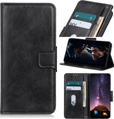 Bestcases Portemonnee Telefoonhoesje iPhone 12 Pro Max - Zwart