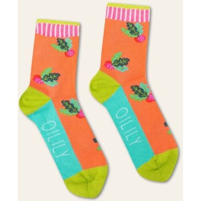 Oilily Mildred Sokken- maat26-28 Holly Berry