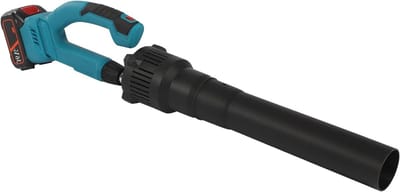 Elektrische Bladblazer - Draadloze Luchtblazer Tuin - Gazon Onderhouden - Borstelloze Motor - 70-80 cm Intrekbaar - Zwart Blauw