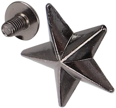 Dailygoody - 14 mm remaches - remaches de cuero - voor leerbewerking - zwart - decoratieve nagels - ideaal voor schoenen en tassen