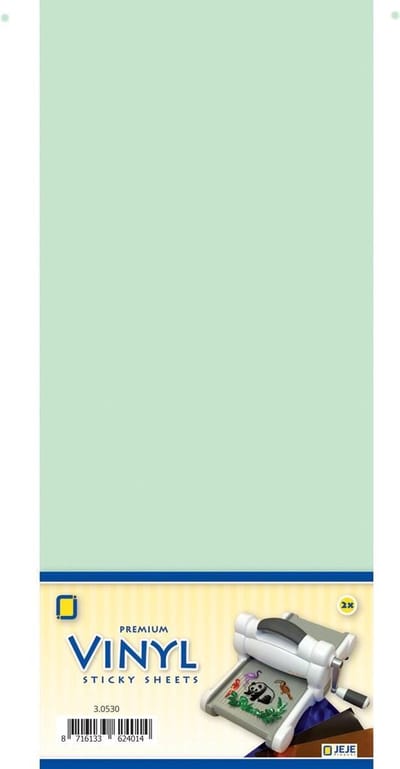 Vinyl Stickervellen - Premium Sticky Sheets - Mintgroen