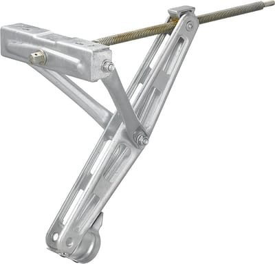 ProPlus Caravanhoeksteun - Uitdraaisteun - Opdraaisteun - Caravansteun - Steunpoot - 1500 kg Draagvermogen - Compact - Hoeksteun aanhangwagen - 619x280 mm H:498 mm