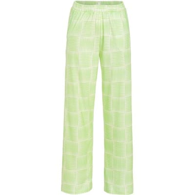 Groene streepjes pyjamabroek Ringella - Groen - Maat - 40