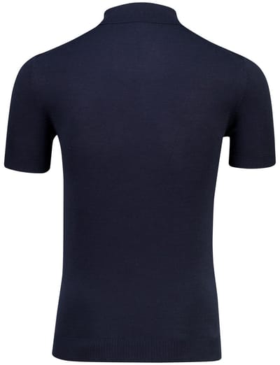 Born With Appetite poloshirt korte mouw donkerblauw