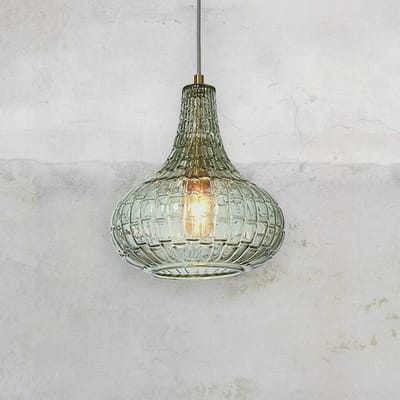 it's about RoMi Hanglamp Venice - Groen - 24x24x28cm - Modern - Hanglampen Eetkamer, Slaapkamer, Woonkamer