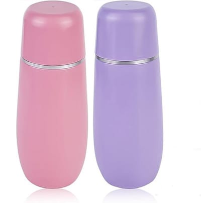 Peri Bottle - 2 stuks draagbare bidets - Vaginale Douche - Perineum - Zwanger - 400ML - Roze/Paars