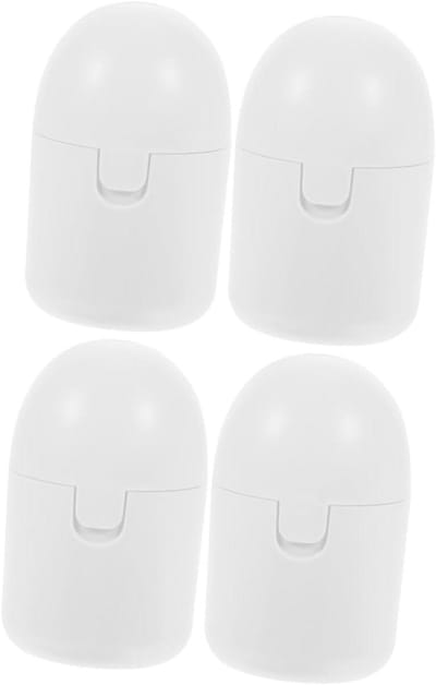 Periode Bekerhouder - Opbergdoos Stoomreiniger - Persoonlijke Hygiëne - Stoom Sterilisatie - 4 Stuks - Wit