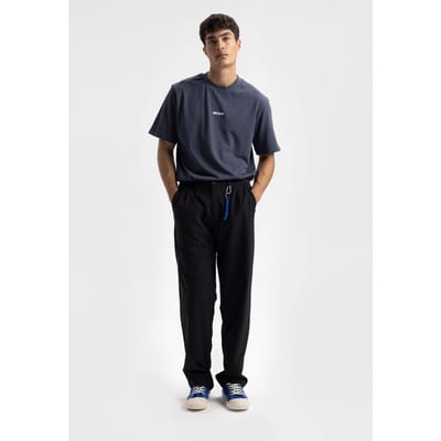 Ontspannen Pasvorm Logo Print Ronde Hals T-Shirt