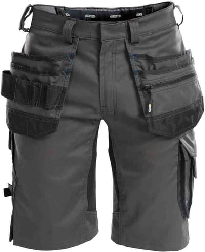 Dassy Trix Holsterzakkenshort met stretch 250083 - Antracietgrijs/Zwart - 67