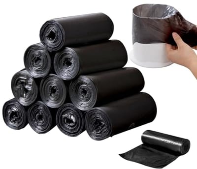 Kleine Vuilniszakken 3L - 300 Stuks voor Mini Vuilnismanden, Ideaal voor Thuis, Kantoor en Auto