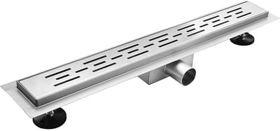 ZIMMER Douchegoot DRAIN 90 cm RVS – Incl. Sifon & Flens – Verstelbare Hoogte – Inbouw Doucheafvoer