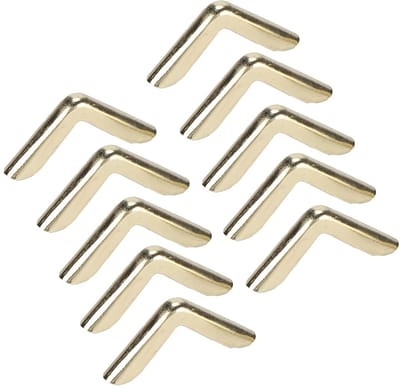 Dailygoods- Hoekbeschermer 100 Stuks - Metalen Hoekbeschermer - Aluminiumlegering - Fotobeschermer - Randafdekking - Voor Scrapbooking - Boekenhoekbeschermers