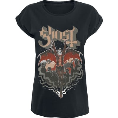 Ghost T-shirt - Theatrical - S tot 4XL - voor Vrouwen - zwart