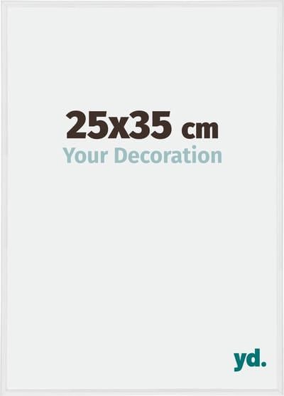 Your Decoration - Fotolijst 25x35 cm - Kunststof - Wit Hoogglans - Annecy