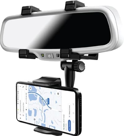 Auto telefoonhouder - Voor achteruitkijkspiegel - Universeel