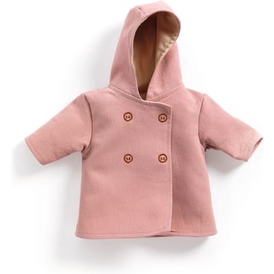 DJECO poppenkleertjes Jas roze