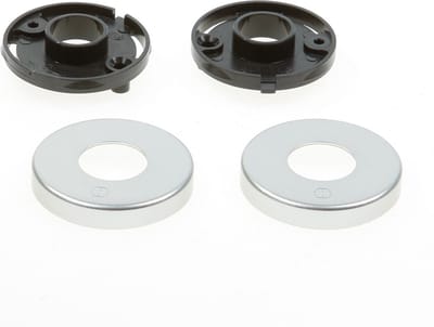 HOPPE hendelrozet paar 42KV aluminium F1 achterplaat 9mm rd.rd - ...