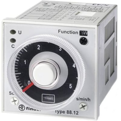 Finder 88.12.0.230.0002 88.12.0.230.0002 Tijdrelais Multifunctioneel 1 stuk(s) Tijdsduur: 0.05 s - 100 h 2x wisselcontact Piece