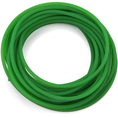 Dailygoods- Polyurethaneband Hoogwaardige Prestaties - Ronde Band - Aandrijving - Hoge Prestaties - Groene Ruwe Oppervlakte - 5mm x 10m - Rondband